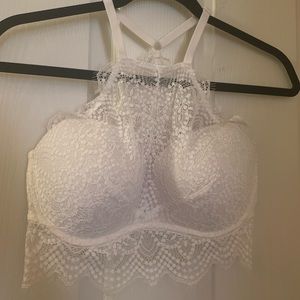 PINK Eyelash Lace Bralette *NWOT*